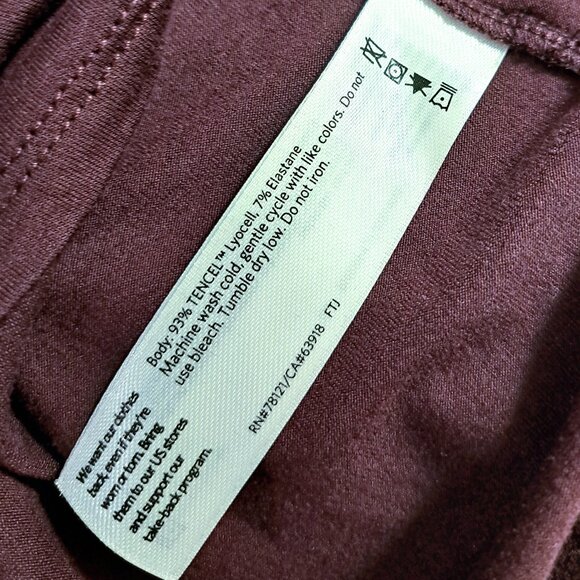 Eileen Fisher Fine Jersey Crew Neck Tunic Cassis Size 2X - Picture 8 of 9